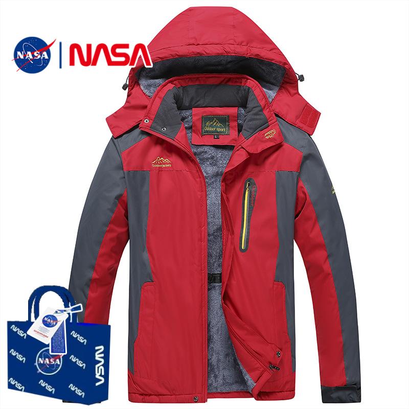 NASA联名加绒加厚男棉衣