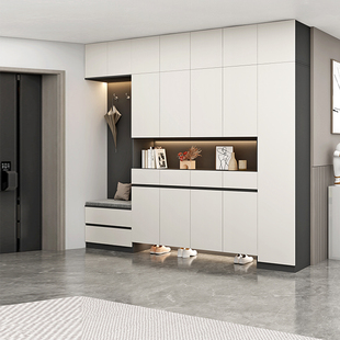 柜一体靠墙定制高鞋 鞋 进门鞋 2025爆款 柜玄关柜一体 柜家用门口新款