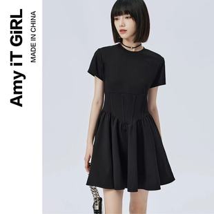 艾米婕又甜又辣休闲收腰显瘦短裙百搭小个子TL001 GiRL Amy