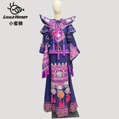 出租秀服广西三月三少数民族高定服饰毛南族非遗服装 租赁旅拍写真