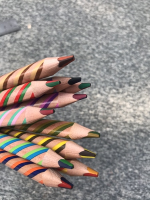 Latesmart正姿油性彩虹铅笔