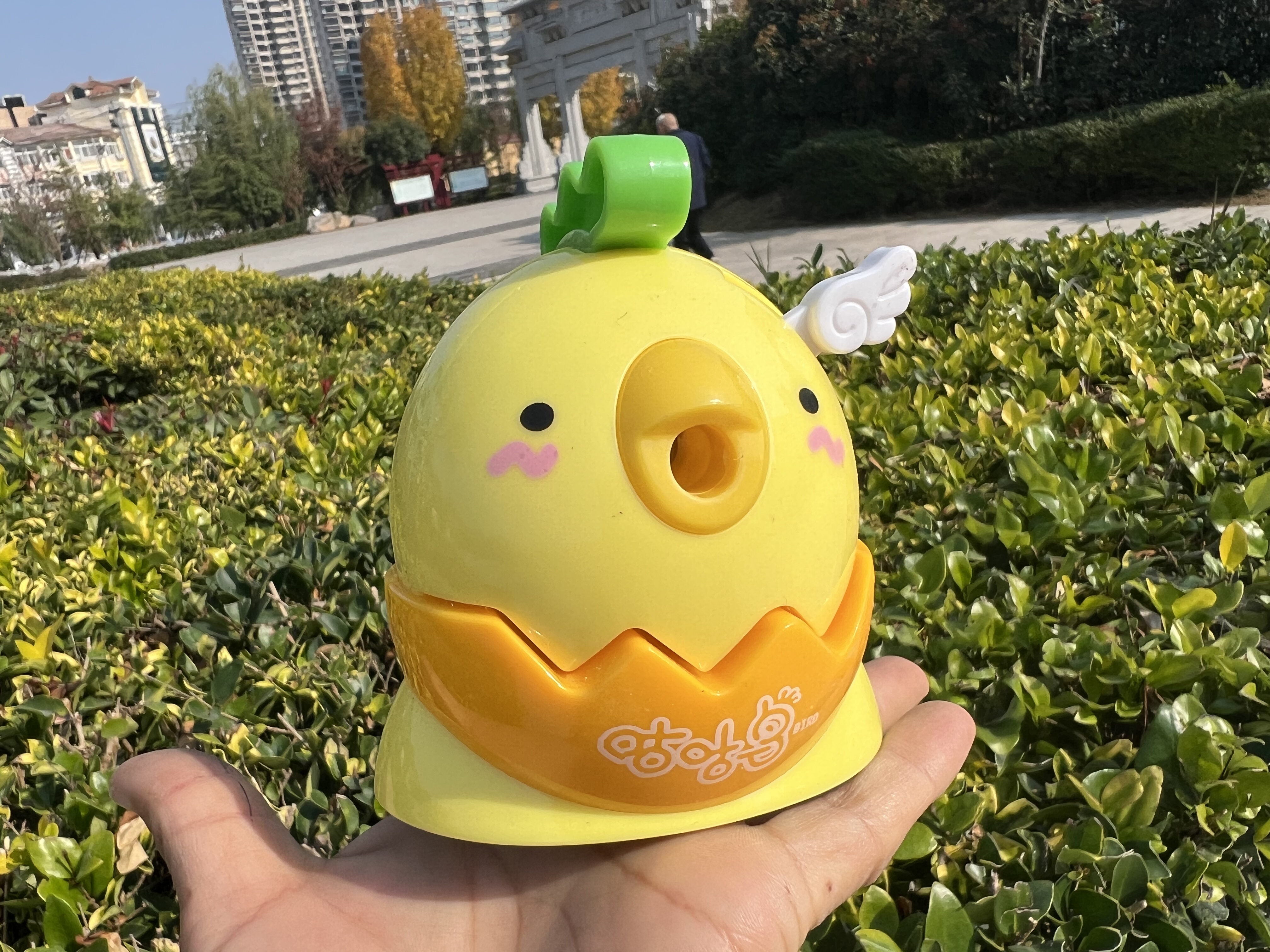 广博蛋壳小鸡转笔刀