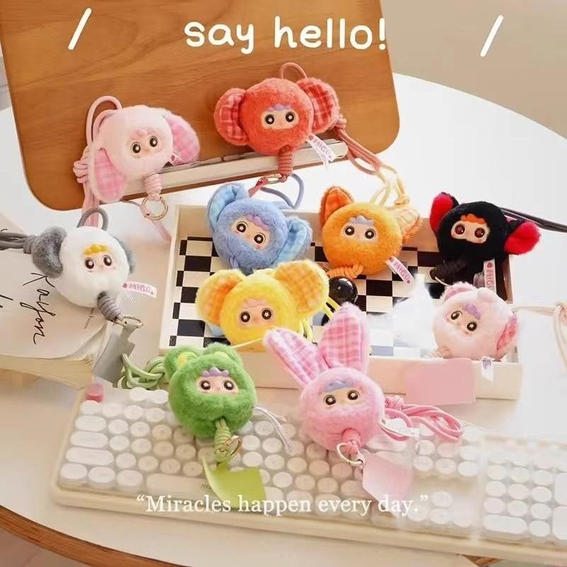 migo小小奶油布丁手机挂件毛绒娃娃盲盒挂绳高颜值玩偶公仔送女友,模玩/动漫/周边/娃圈三坑/桌游,潮玩盲盒,淘宝优惠券,粉丝福利购,淘宝优惠卷