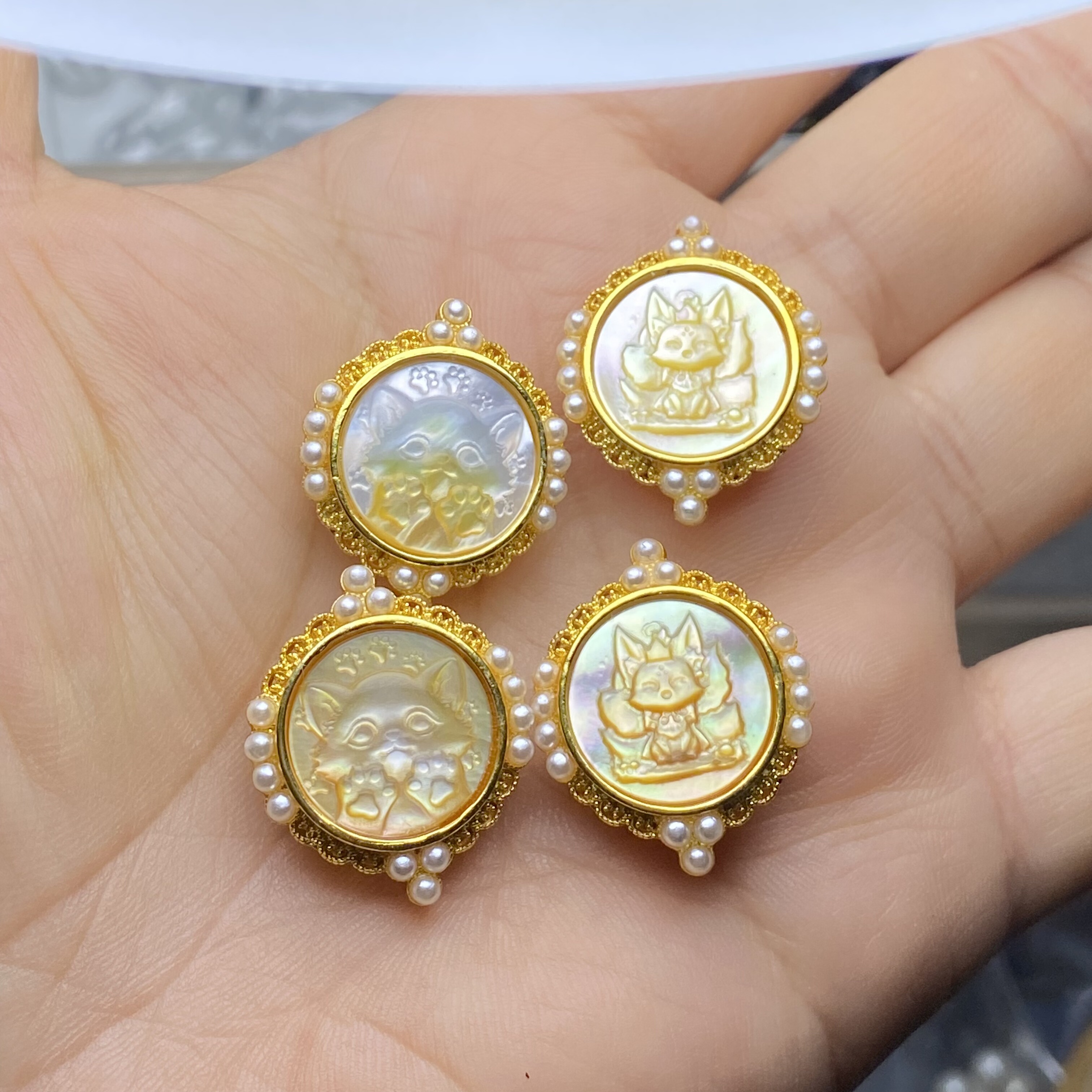 天然金银丝贝魔盒通孔手串手链项链贝壳手工diy配件配饰时尚饰品,饰品/流行首饰/时尚饰品新,其他DIY饰品配件,淘宝优惠券,粉丝福利购,淘宝优惠卷