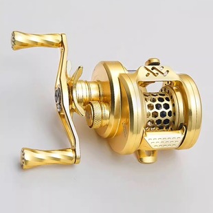 泷泽B101鼓轮CNC一代全金属磁力刹车泛用路亚渔轮超远投龙泽dc