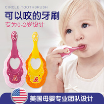 MDB baby soft bristle toothbrush 0-1-2-3-4-5-6 years old training baby toothbrush