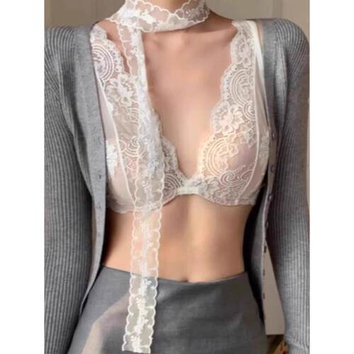 被种草了！好看又百搭的一款蕾丝内衣套装~法式蕾丝微聚拢好漂亮~