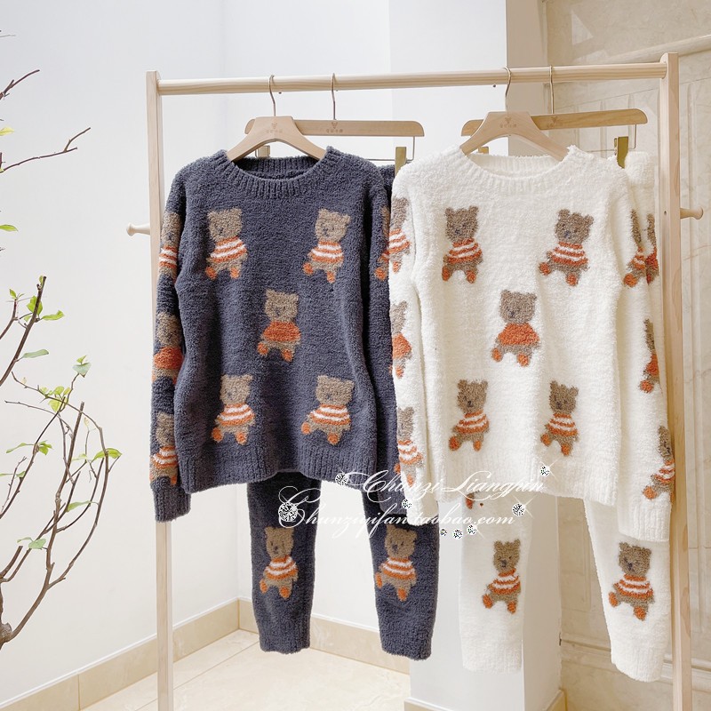 22软绵绵睡衣情侣可爱套头