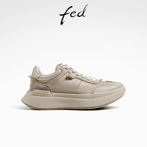 fed时尚休闲鞋春季女鞋防滑运动鞋增高厚底鞋女D0823-YAB156