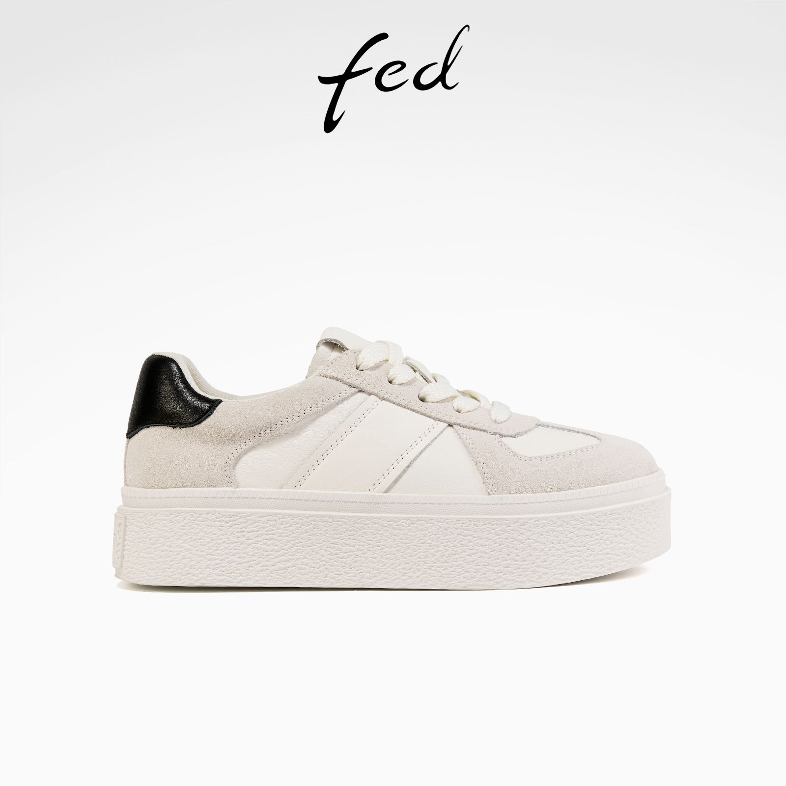 fed时尚板鞋秋季新款女鞋厚底增高鞋经典德训鞋女款S0715-ZCA667