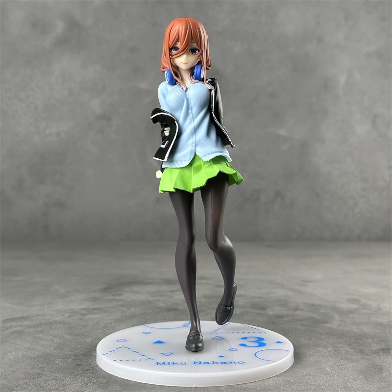 五等分的花嫁 中野三玖 站姿制服校服景品美动漫手办摆件