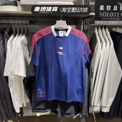 夏季新款足球训练短袖T恤