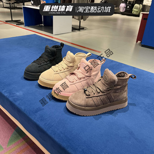 adidas阿迪达斯三叶草男女WORI 保暖厚底雪地靴JR3735 CLASSIC经典