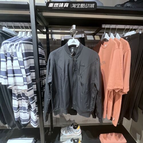 简约防风休闲透气立领运动夹克
