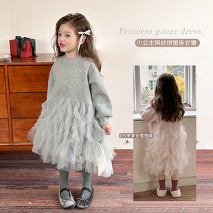 女童连衣裙秋冬公主裙25新款儿童生日礼服女孩宝宝富家千金感裙子