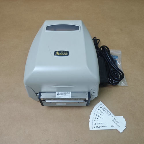 立象CP-2140L条码标签打印机干洗店热敏热转印碳带吊牌洗唛旋切刀