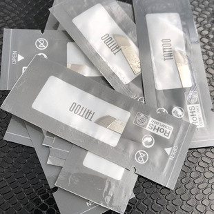 进口半永久纹绣针片 手工纹眉单排弯弯绣 线条眉雾眉针头绣眉刀片