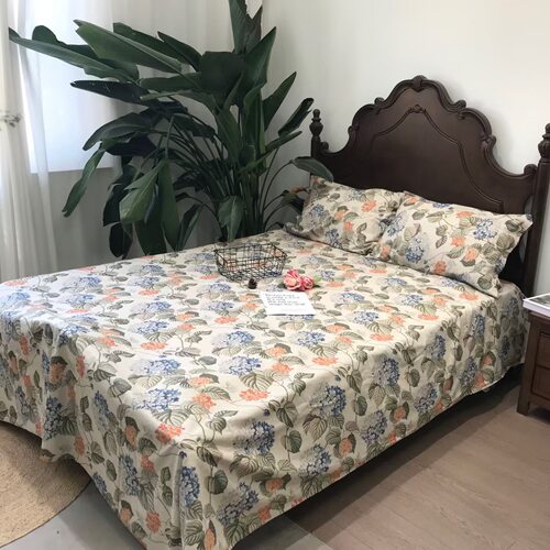 汉麻棉绣球花三件套自留推荐款