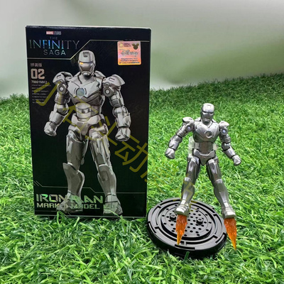 钢铁侠积木带支架儿童漫威拼装