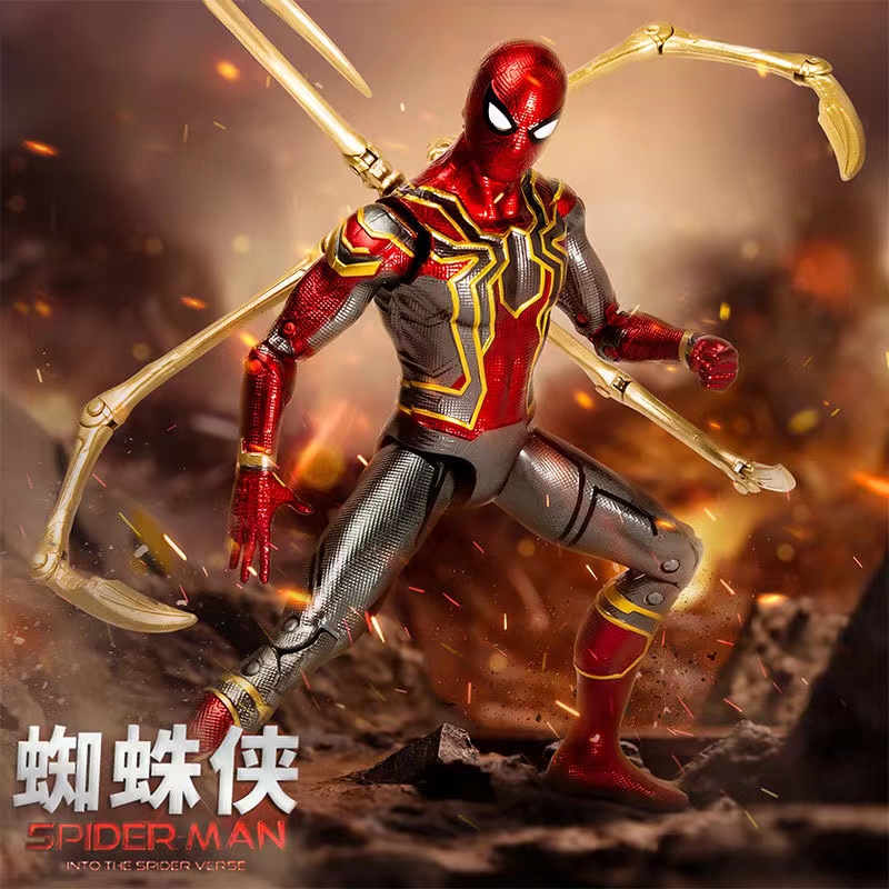 蜘蛛侠漫威中动模型复仇者联盟