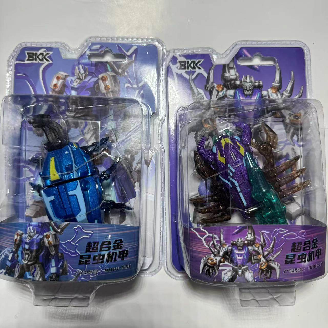 合金钢甲兽变形机器人螳螂蝎子