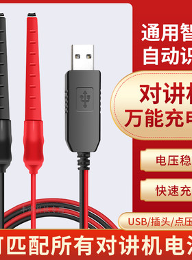 对讲机充电器锂电池万能快充车充