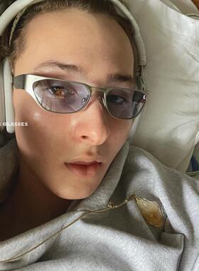 欧美风多边形时髦墨镜防嗮男女