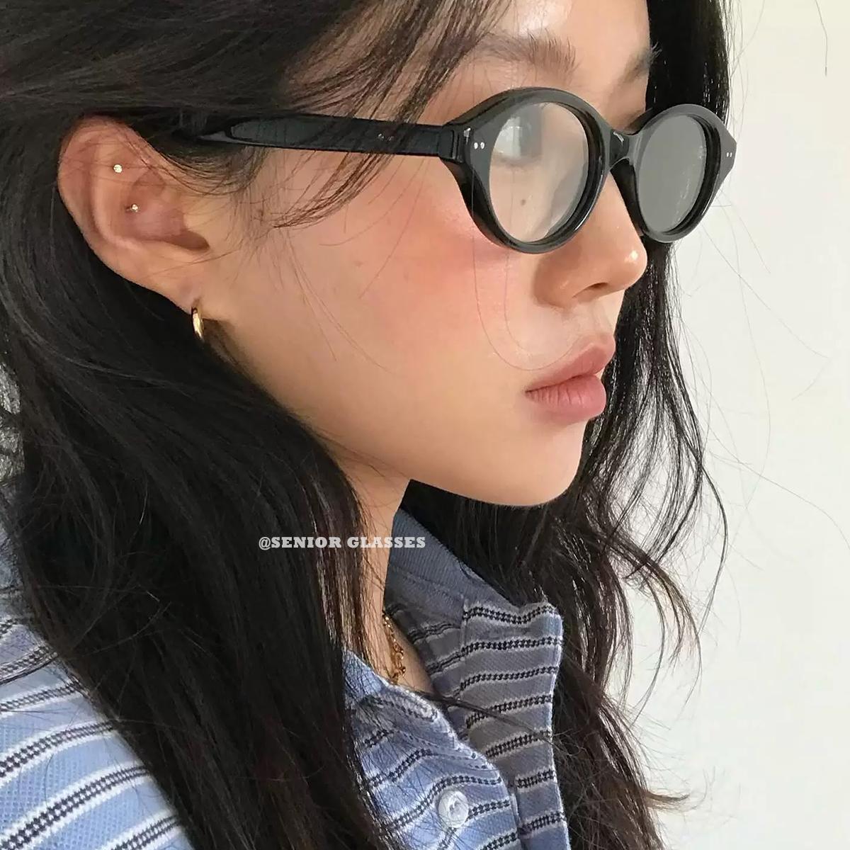 小脸可配度数网红近视素颜眼镜框