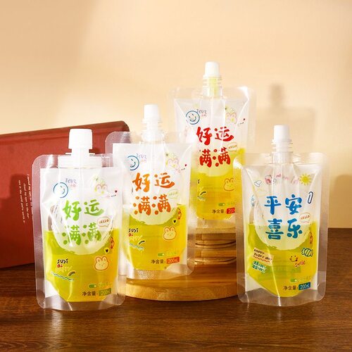 豆浆饮料包装袋酸梅汤自立吸嘴袋
