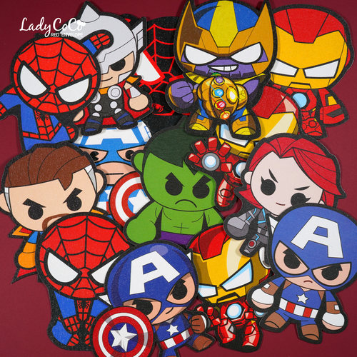 2026 马年正版漫威蜘蛛侠美国队长卡通利是封 个性创意新年红包