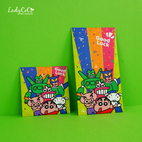 2025 蛇年新年小新可爱卡通利是封 大号个性创意红包压岁钱