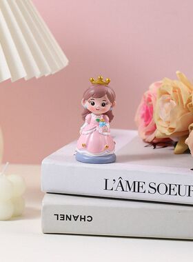 薇拉公主威廉王子树脂蛋糕摆件艺
