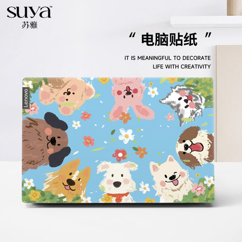 苏雅适用联想小新笔记本电脑贴纸