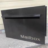 厂家定制信奶报箱别墅门口信箱户外挂墙邮箱嵌入式 前投后取信报箱
