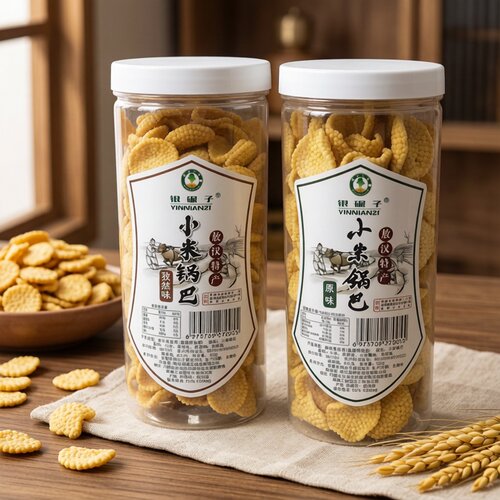 银碾子敖汉小米锅巴桶装款