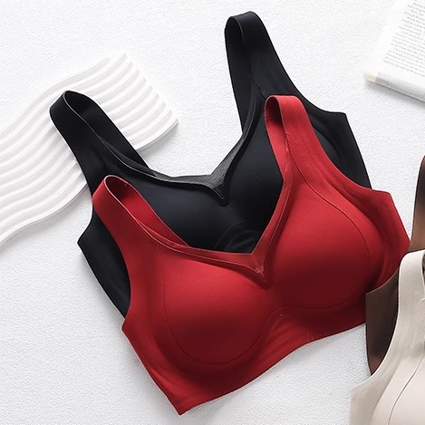 小红书超裸感果冻条软支撑文胸罩