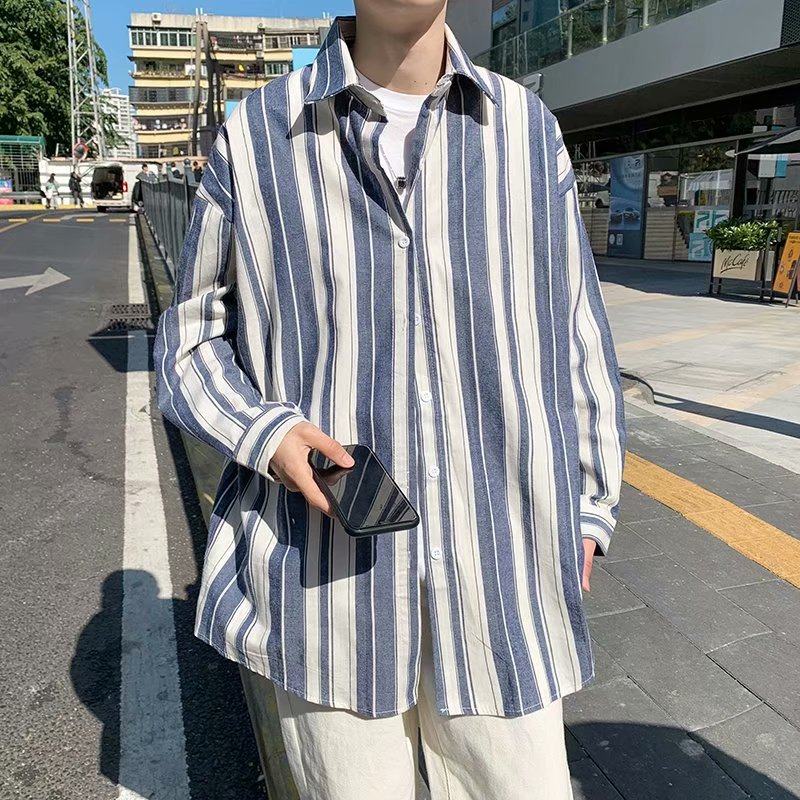 Spring casual Stripe Shirt Top