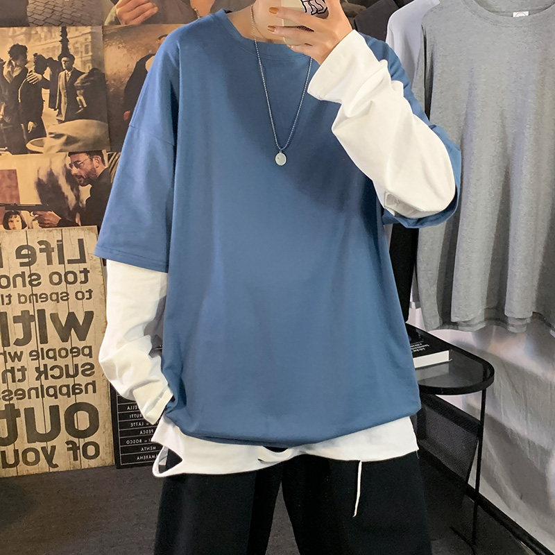 Two leisure long sleeve t-shirts for spring vacation