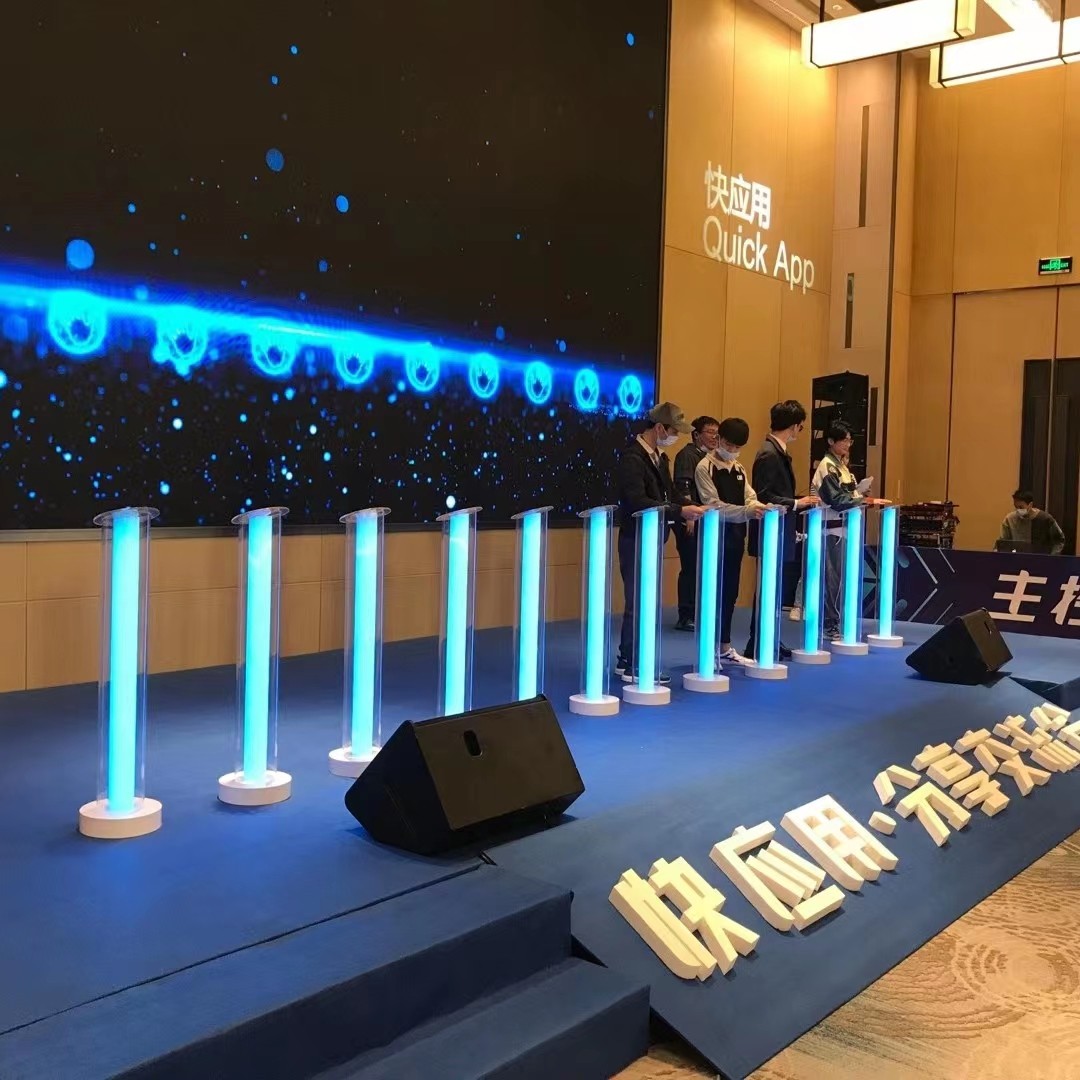 创意启动仪式道具 手印 手掌发光能量柱子 厂家供货 自动亮光新颖