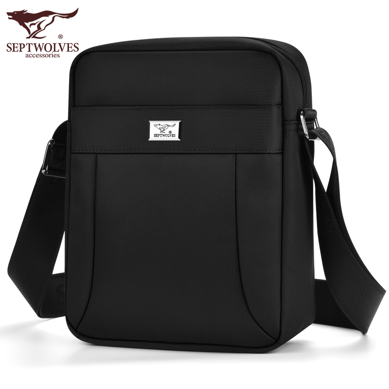 七匹狼单肩包新款男士斜挎包潮流