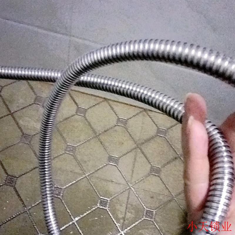 浴室淋浴水管热水器沐浴软管配件1.5米2米不锈钢防爆洗澡喷头软.