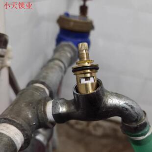 陶瓷芯阀芯精铜更换通用全铜内芯配件厨房卫生间加厚冷热水龙头.