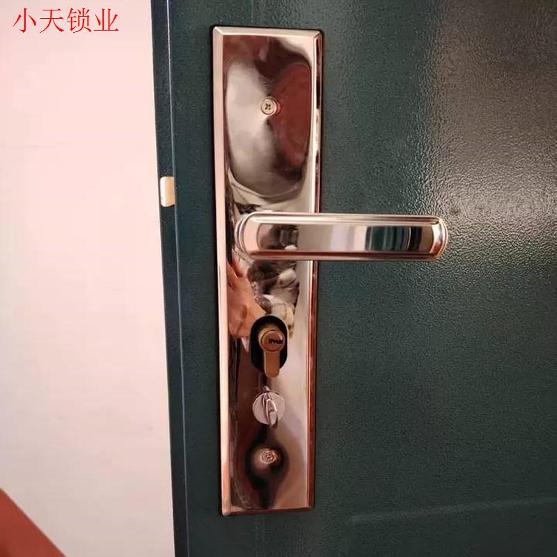 多功能大门单活不分不分左右可调防撬精品不锈钢通用拉手加厚型.