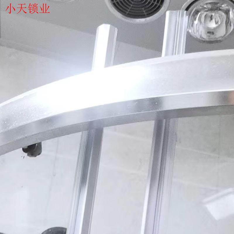 特厚淋浴房挡水条磁吸门缝隙挡风防水条浴室玻璃门密封条防撞黑.