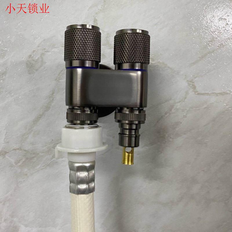 家用高压角阀厕所黄铜喷头水龙头马桶伴侣喷枪卫生间枪灰色妇洗.