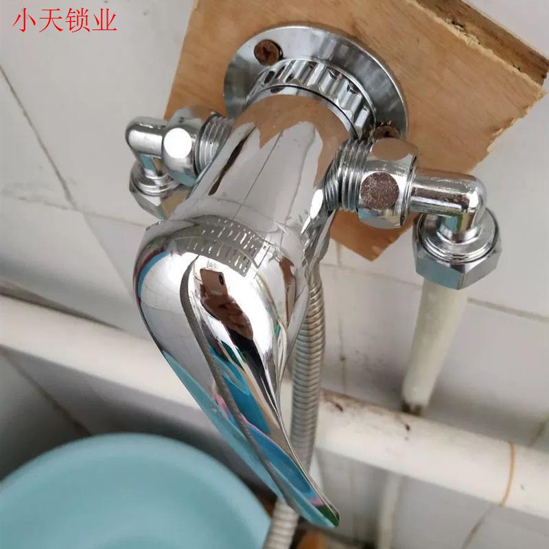 太阳能热水器混水阀明装淋浴冷热水龙头洗澡花洒混合老式配件.