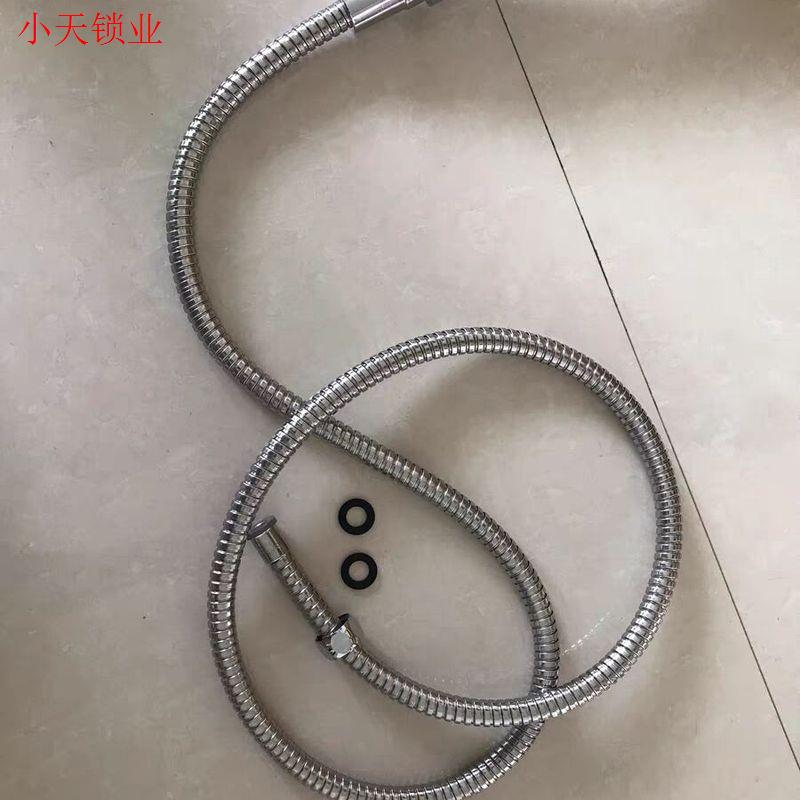 花洒不锈钢淋雨配件淋浴连接管热水器出水管花晒软管喷头4分通.