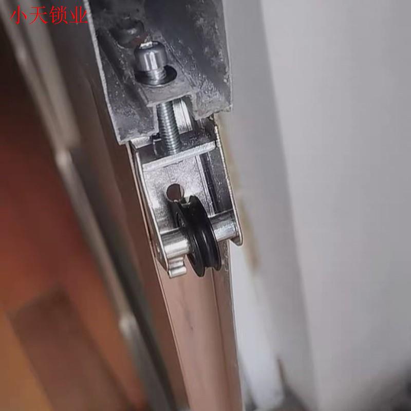 隔断双子轮推拉门双轮移门轮不锈钢木门承重吊轮移门滑轮衣柜滑.