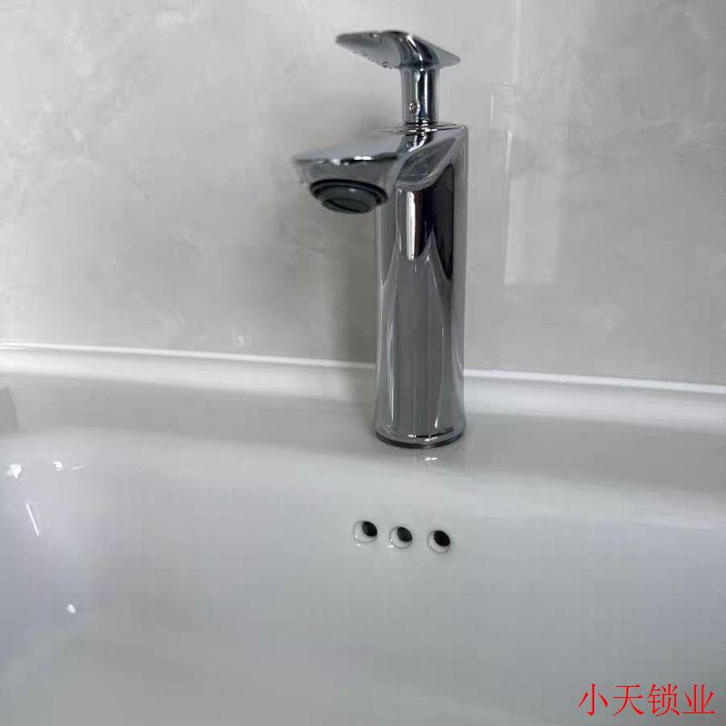 单冷洗脸盆池内置家用面盆全铜洗手盆单孔铜芯台盆脸池卫生间.