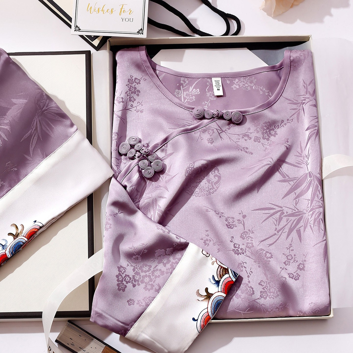 达芬奇密码四季女式新中式国风高级感睡衣2件套装送礼品盒家居服,女士内衣/男士内衣/家居服,睡衣/家居服套装,淘宝优惠券,粉丝福利购,淘宝优惠卷